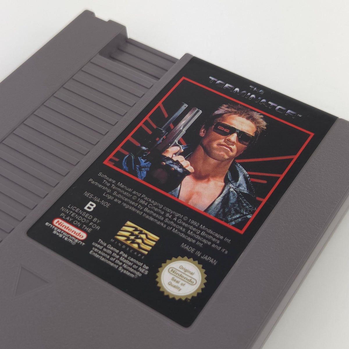 NES Spiel The Terminator Modul Schuber PAL NOE