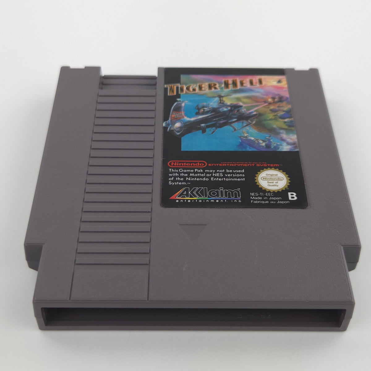 Nintendo NES Spiel Tiger Heli Modul Case PAL B EEC