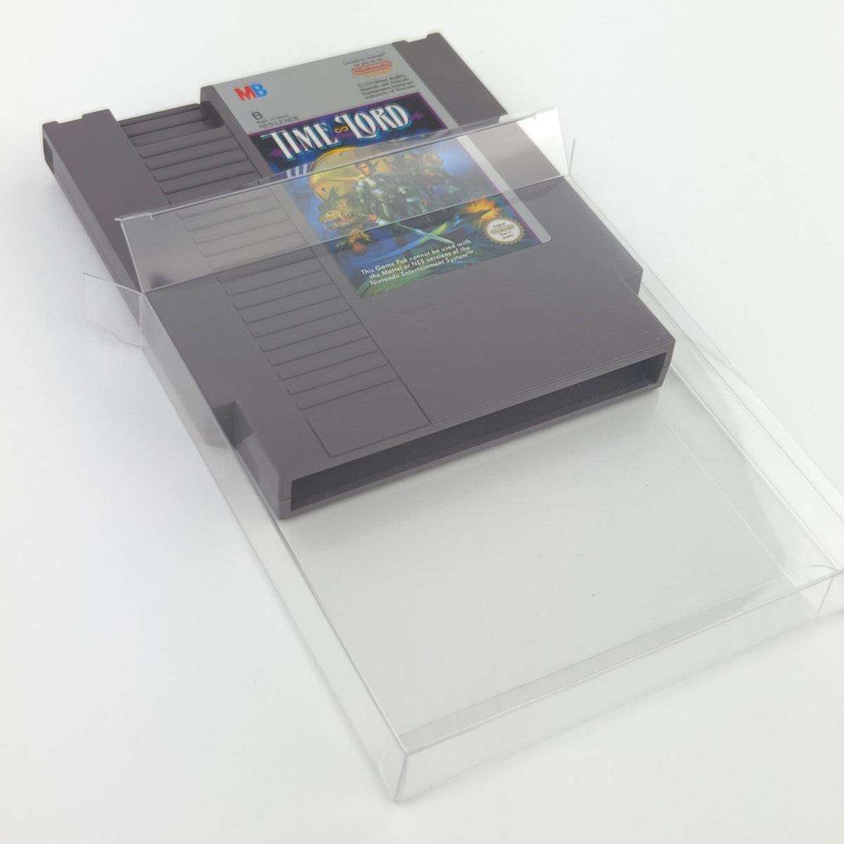 Nintendo NES Spiel Time Lord Modul Schutzhülle PAL NOE