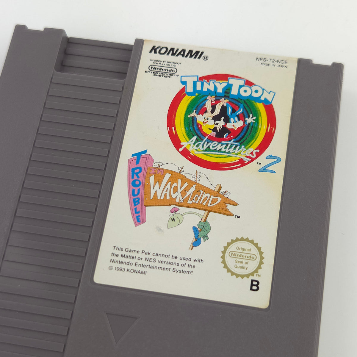 NES Spiel Tiny Toon Adventures 2 Modul Schutzhülle NOE
