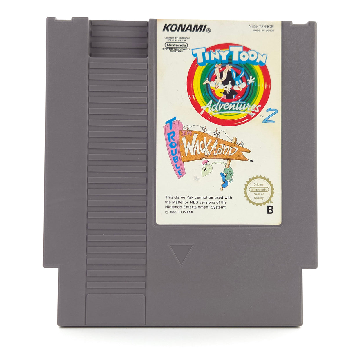 NES Spiel Tiny Toon Adventures 2 Modul Schutzhülle NOE