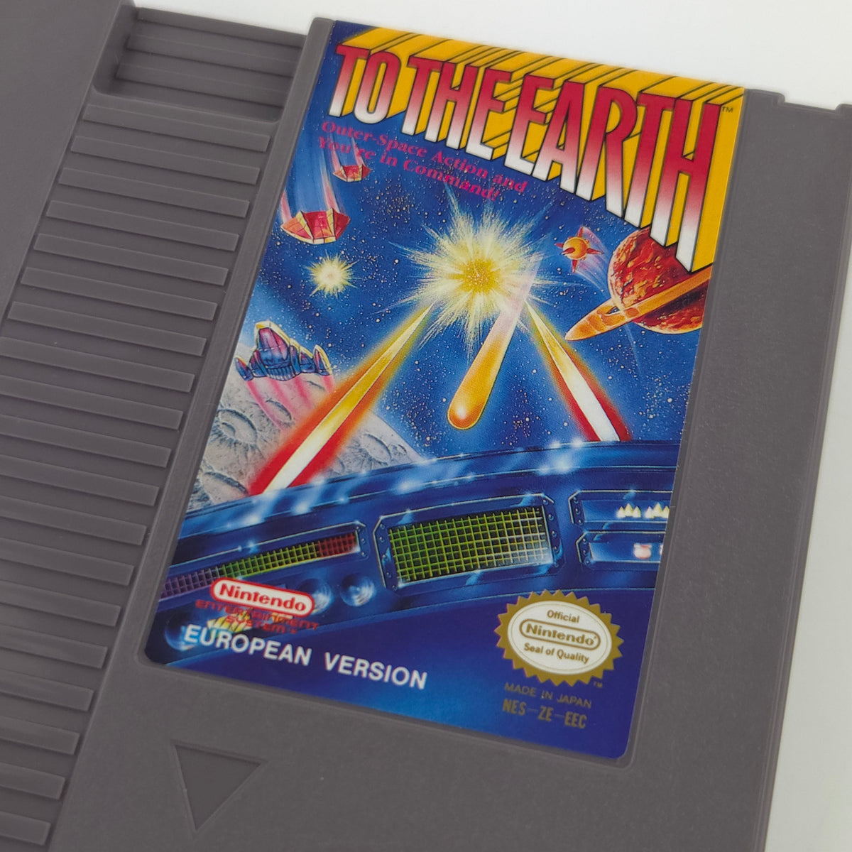 NES Spiel To The Earth Modul Schutzhülle PAL B EEC