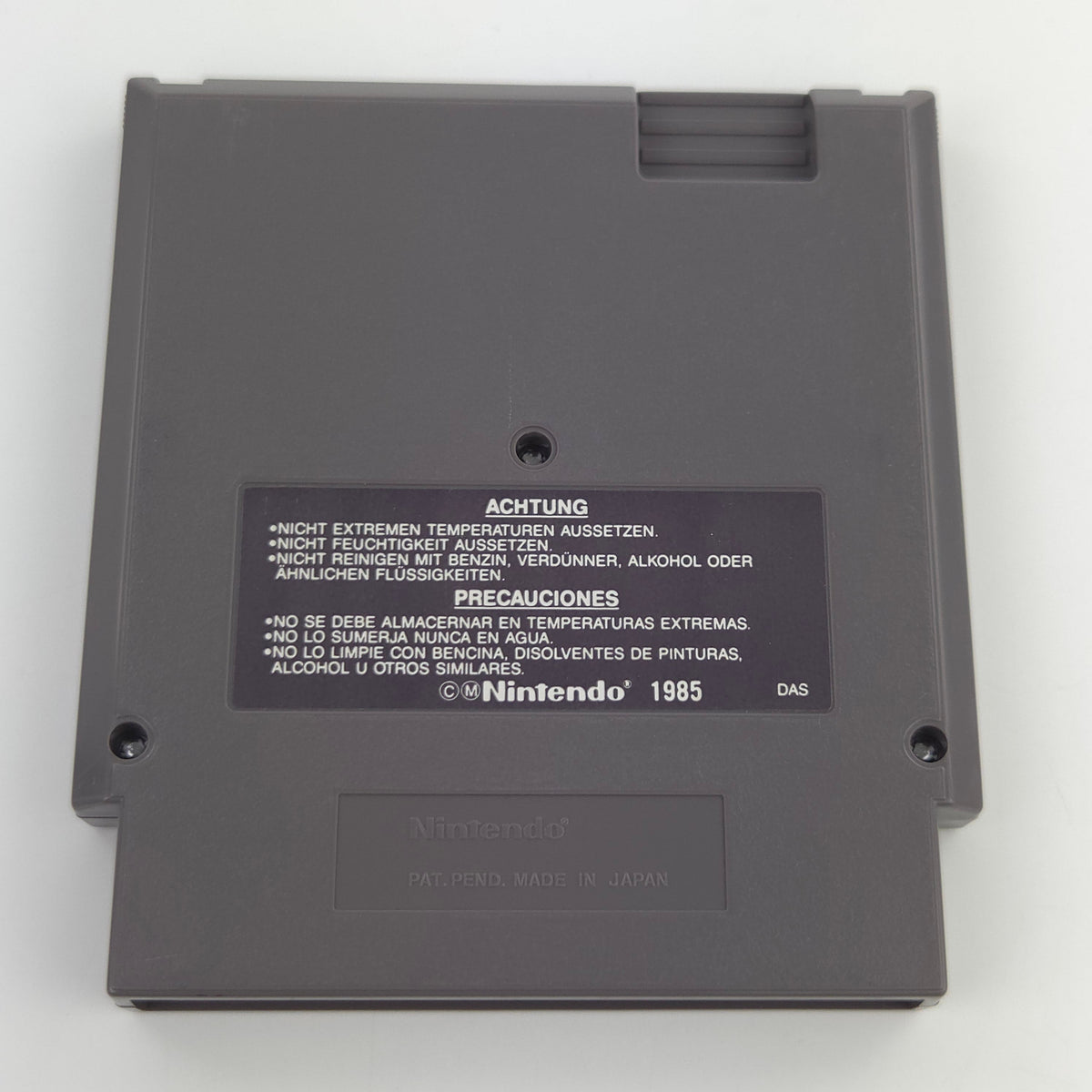 NES Spiel To The Earth Modul Schutzhülle PAL B EEC