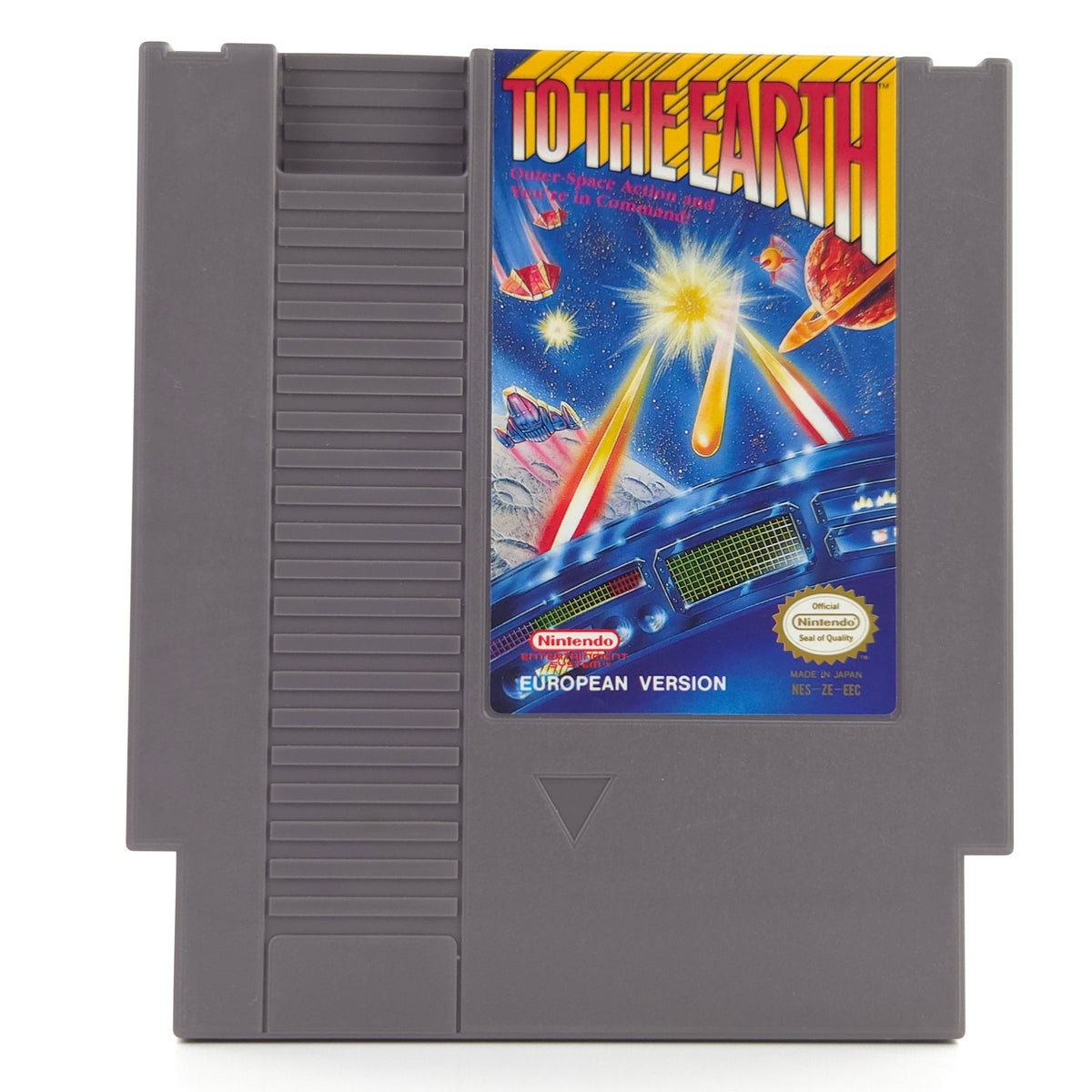 NES Spiel To The Earth Modul Schutzhülle PAL B EEC