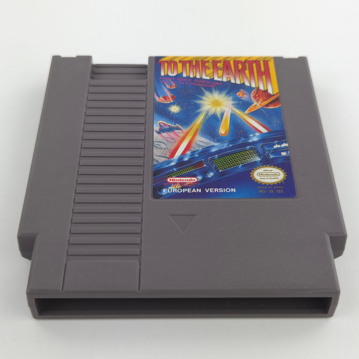 NES Spiel To The Earth Modul Schutzhülle PAL B EEC