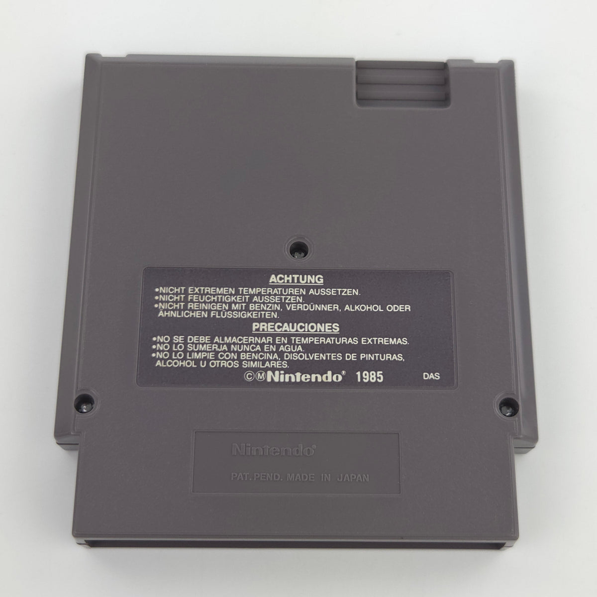 Nintendo NES Spiel Top Gun Modul Schutzhülle PAL NOE