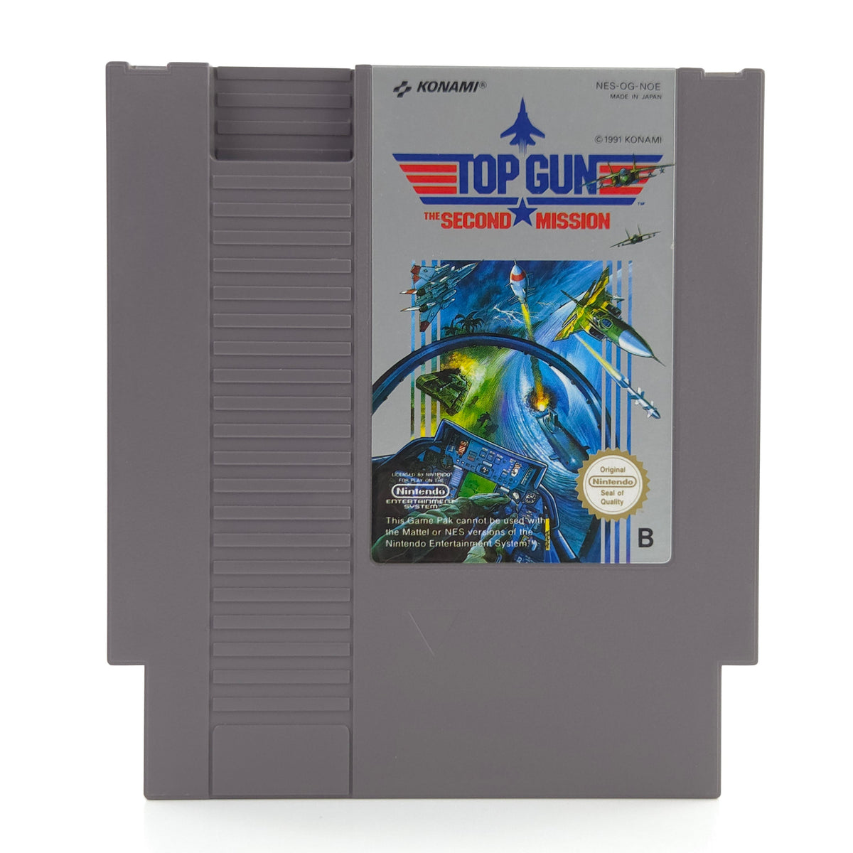 Nintendo NES Spiel Top Gun Second Mission Schutzhülle