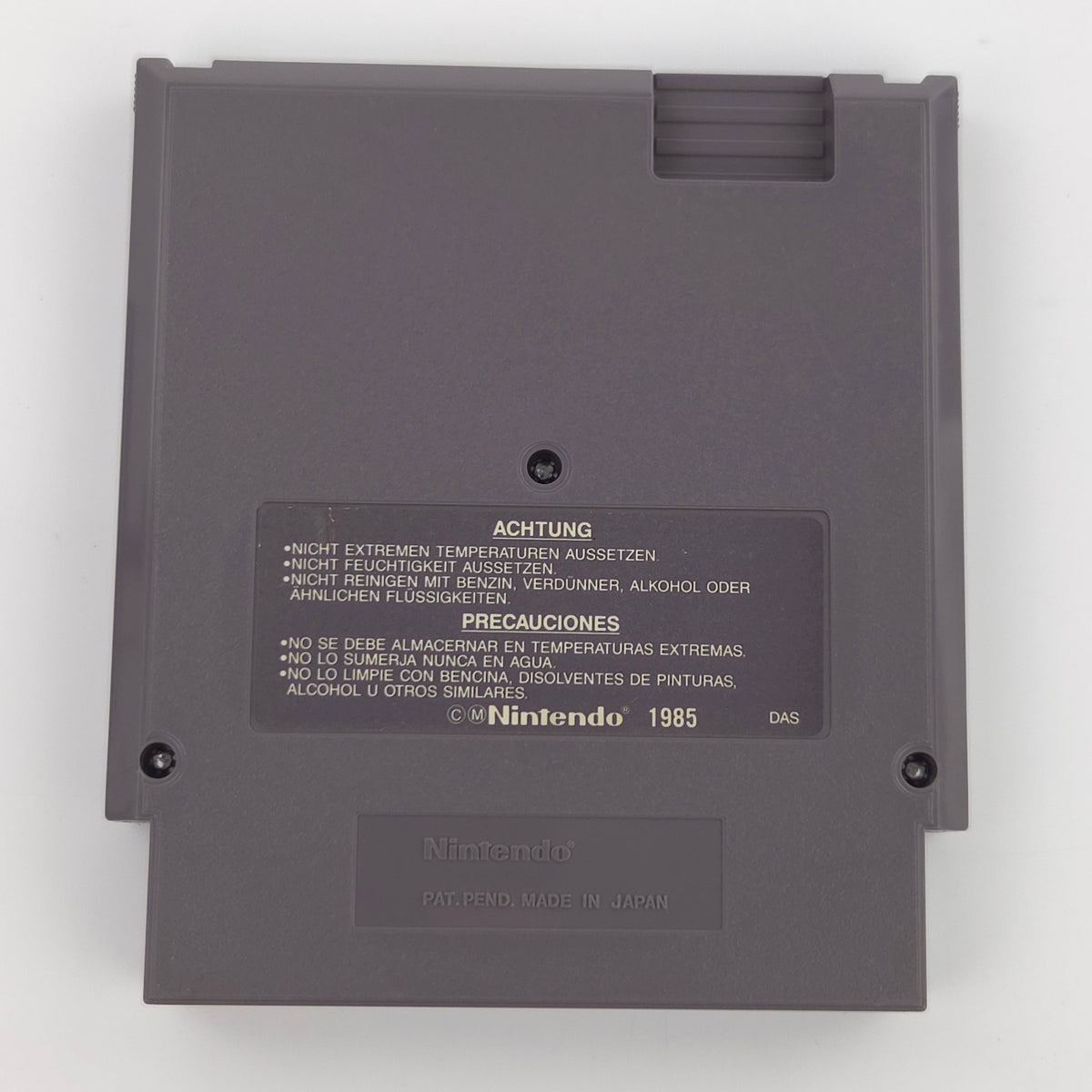 Nintendo NES Spiel Track Field II Modul Schuber NOE