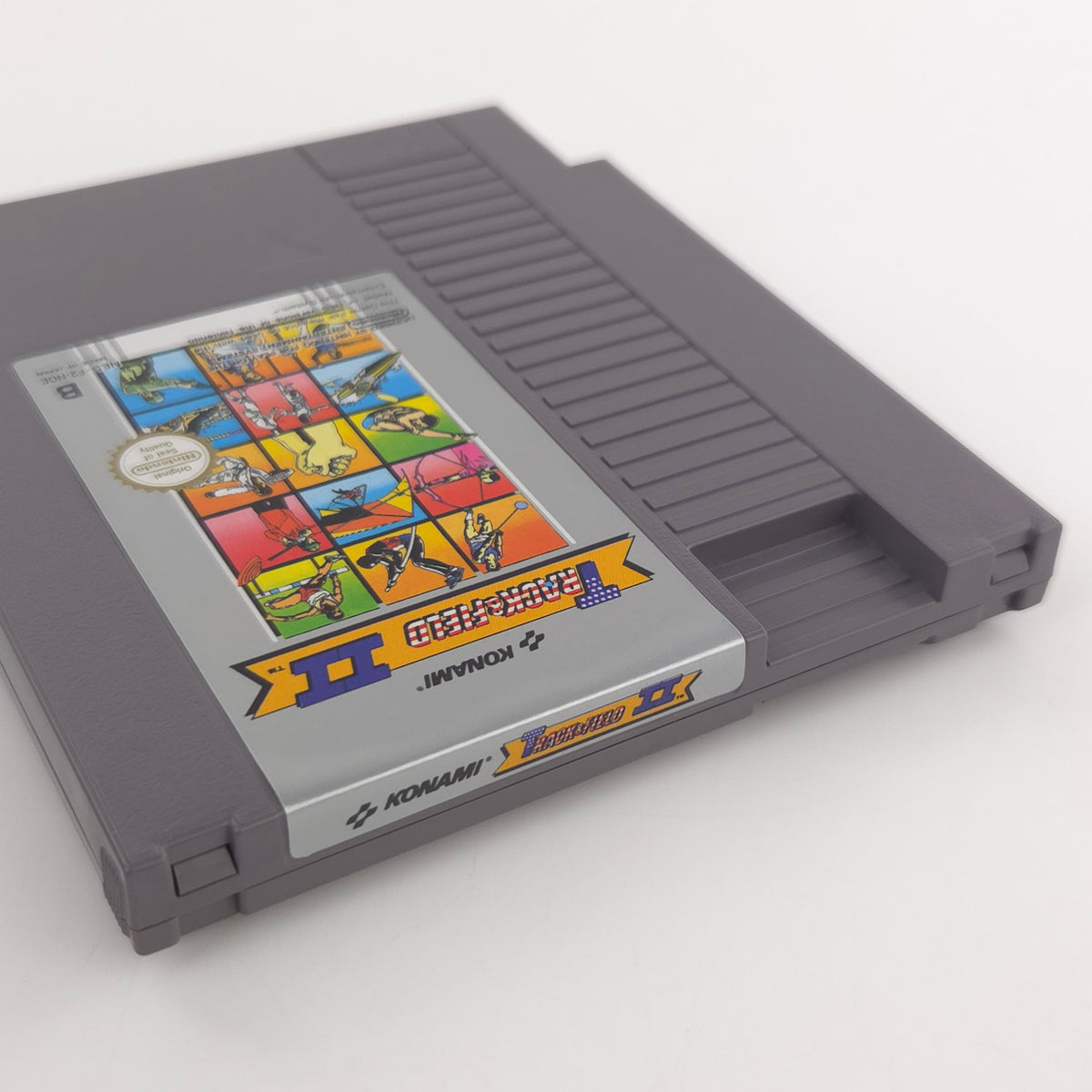 NES Spiel Track and Field II Modul Schuber PAL NOE Sport