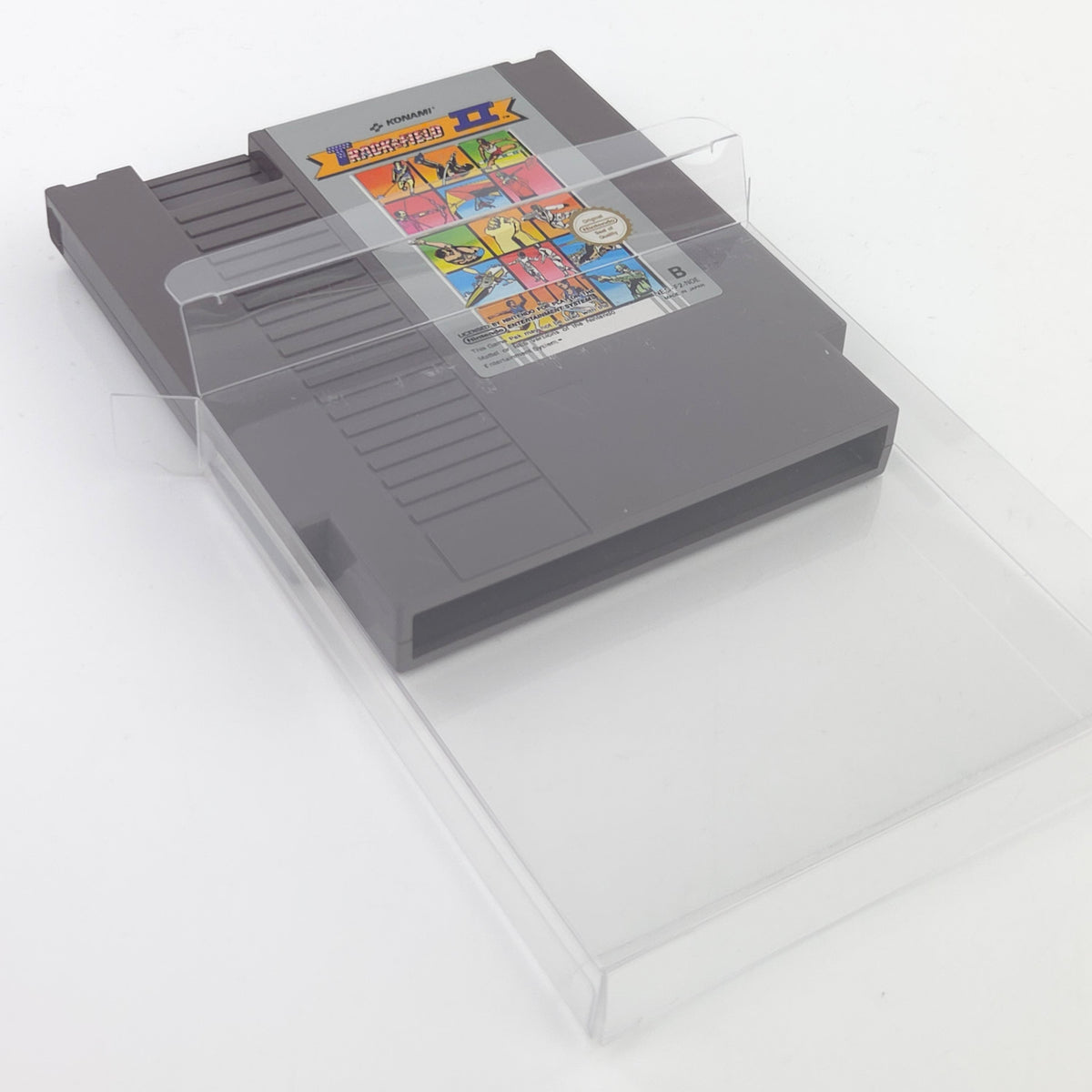 NES Spiel Track & Field II Modul Schutzhülle NOE PAL