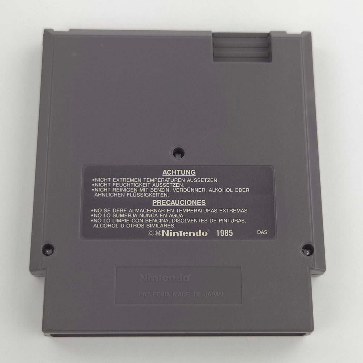 NES Spiel Track Field Barcelona Modul Schutzhülle PAL B