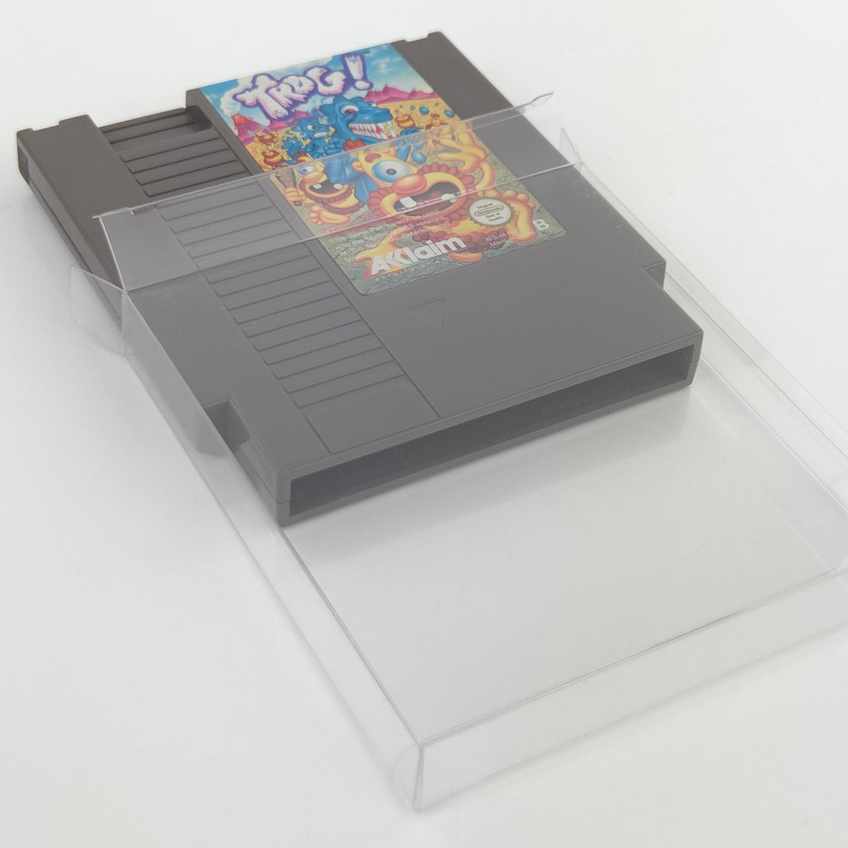 Nintendo NES Spiel TROG Modul Schutzhülle PAL NOE Acclaim