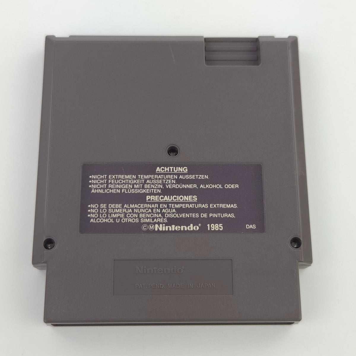 Nintendo NES Spiel Trojan Modul Schutzhülle CAPCOM PAL B