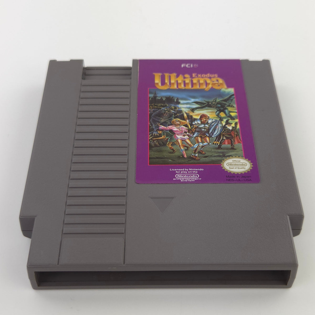 NES Spiel Ultima Exodus Modul Cartridge REV-A USA