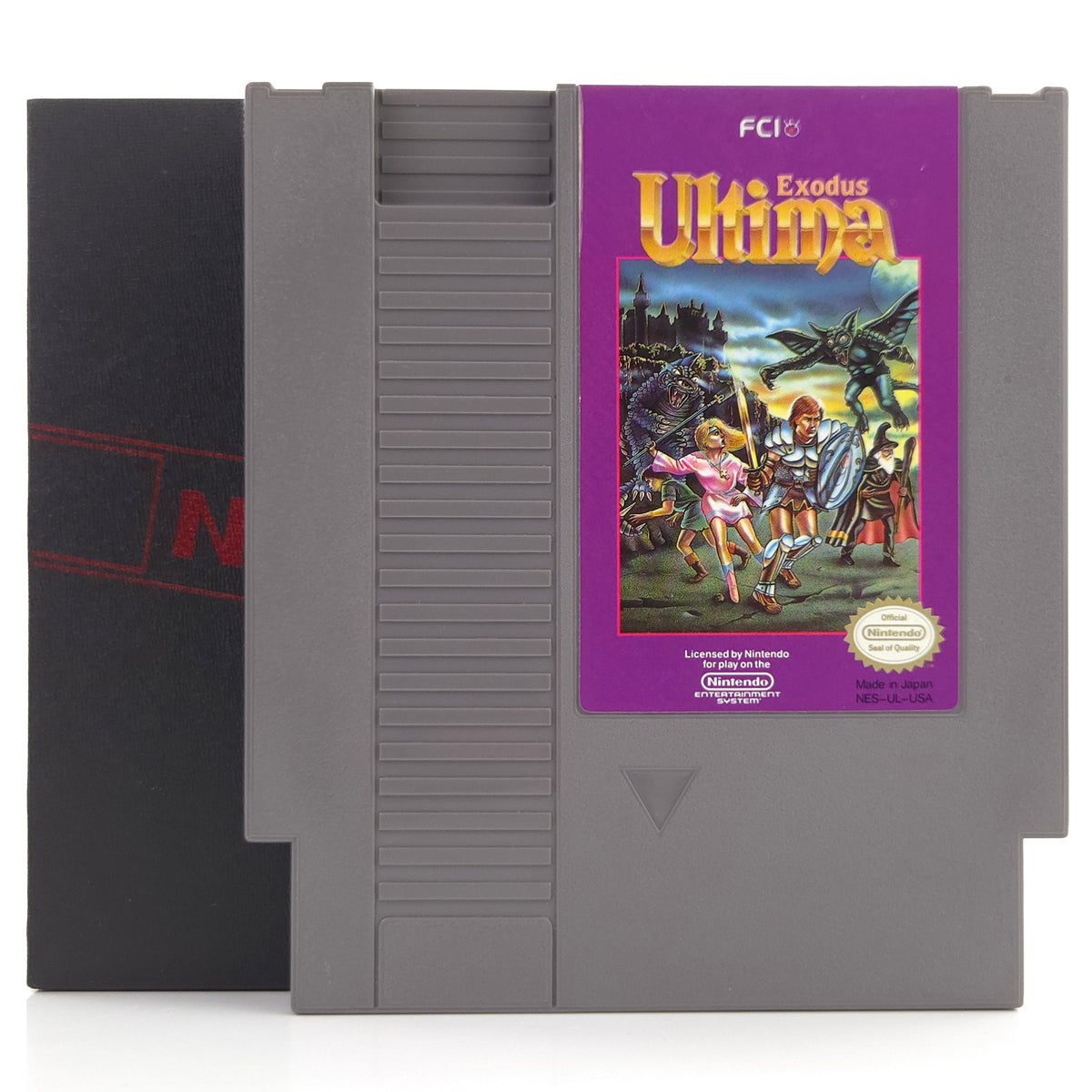 NES Spiel Ultima Exodus Modul Cartridge REV-A USA