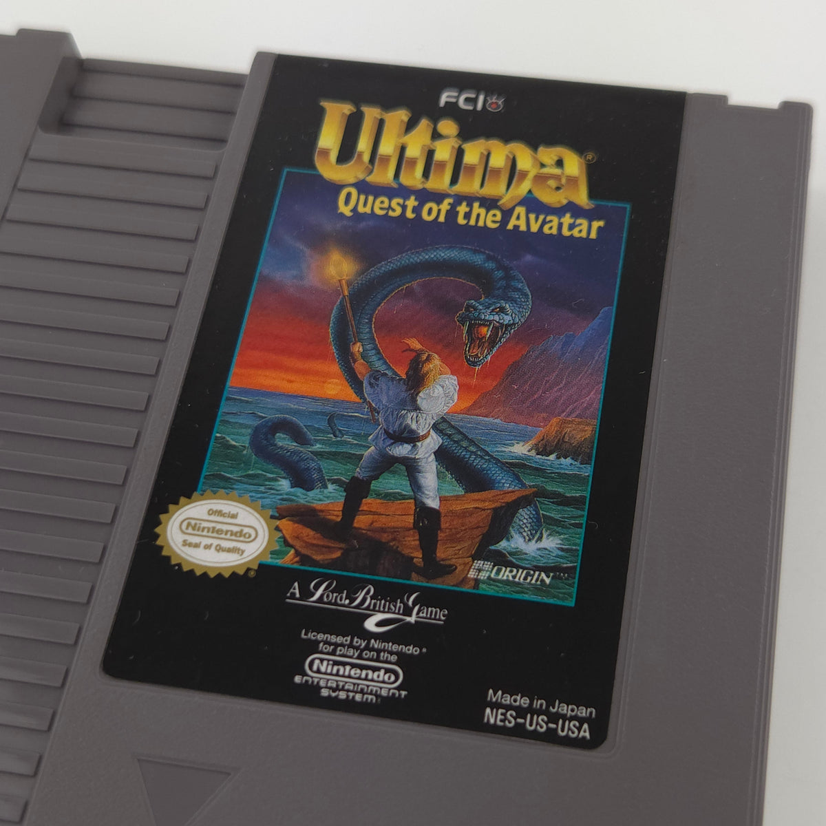 NES Spiel Ultima Quest of the Avatar Modul NTSC USA