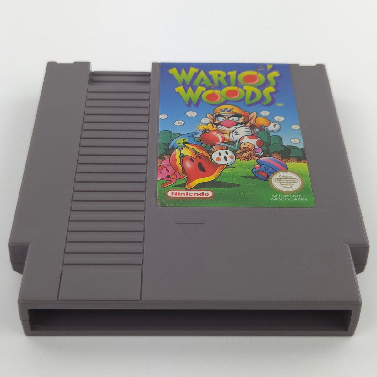 Nintendo NES Spiel Wario Woods Modul Schutzhülle PAL NOE