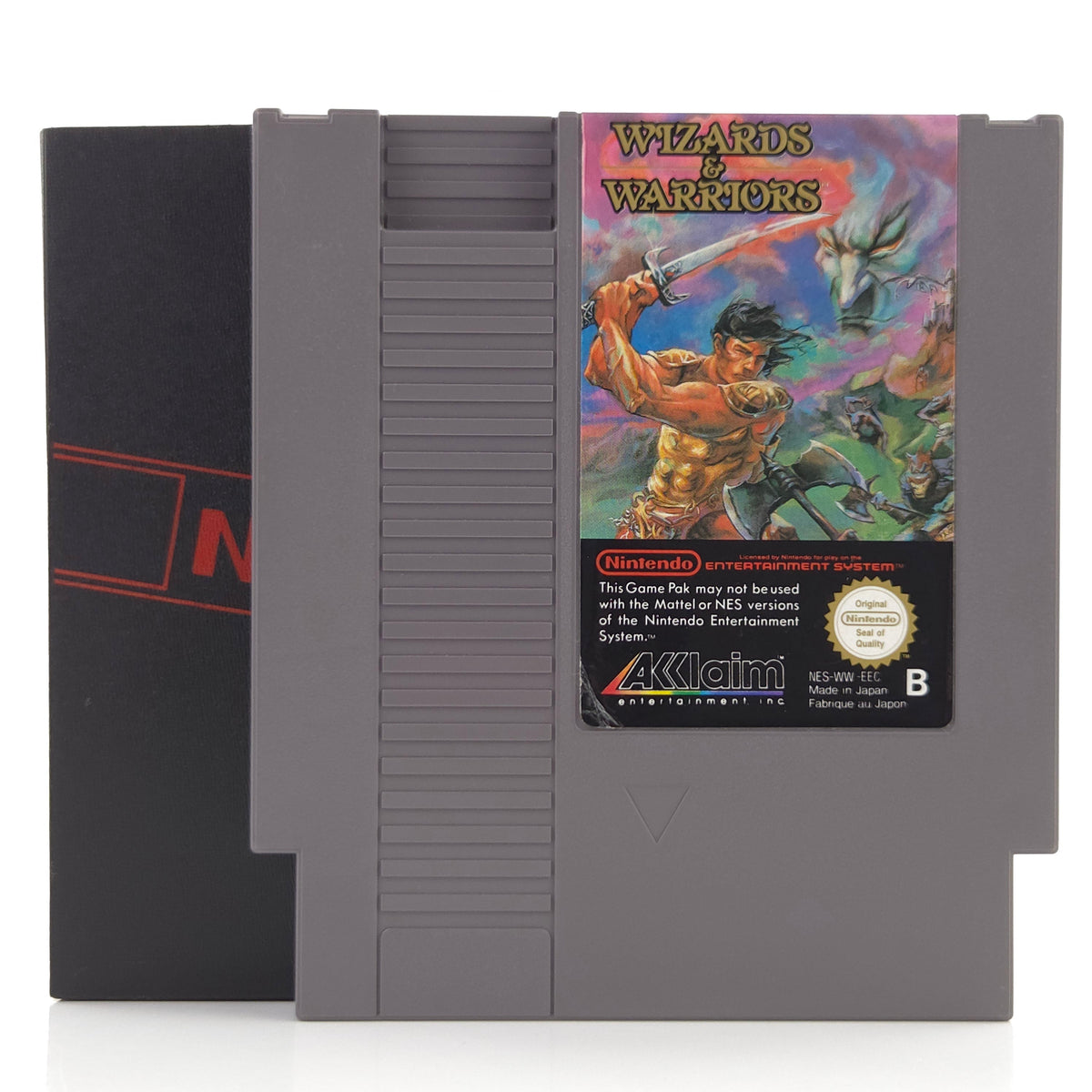 NES Spiel Wizards & Warriors Modul Cartridge Acclaim EEC