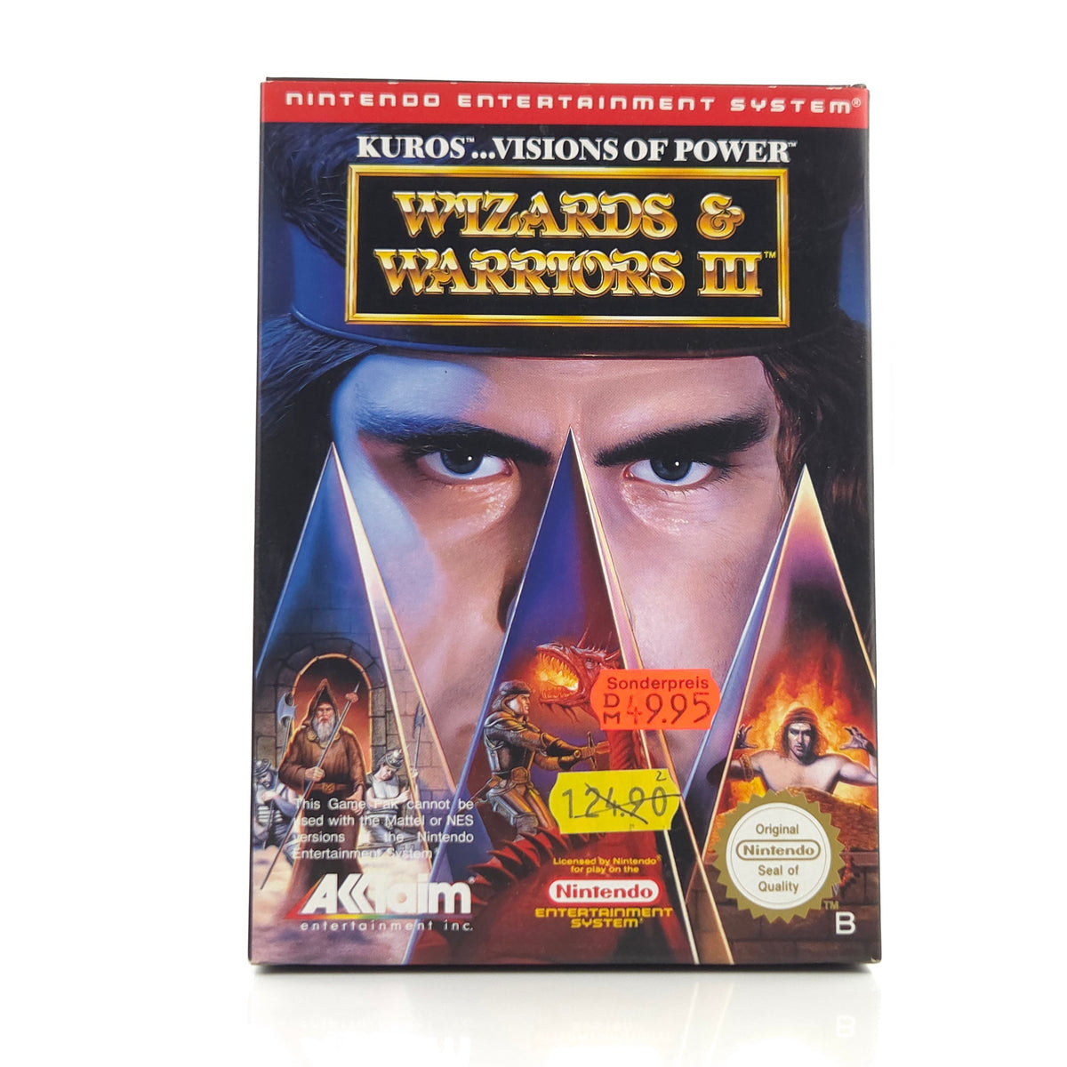 Nintendo NES Spiel Wizards Warriors III CIB nahezu neuwertig