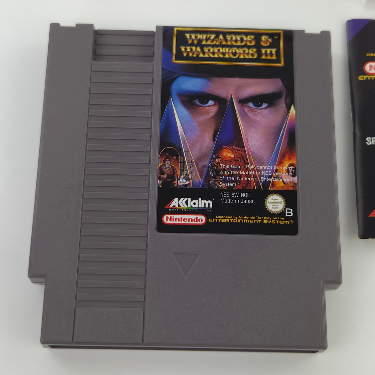 Nintendo NES Spiel Wizards Warriors III CIB nahezu neuwertig