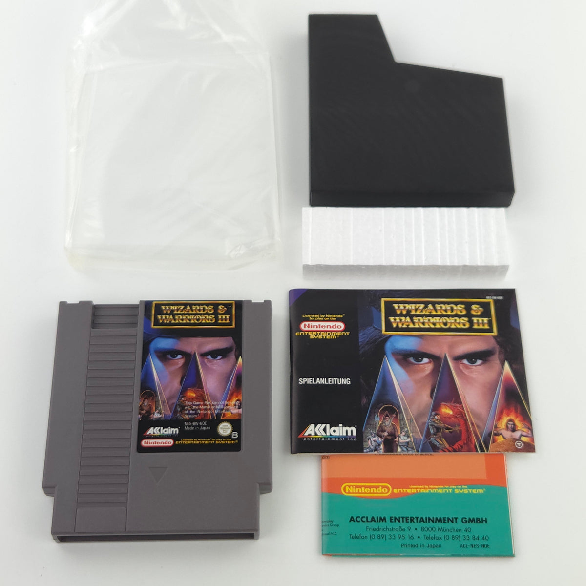 Nintendo NES Spiel Wizards Warriors III CIB nahezu neuwertig