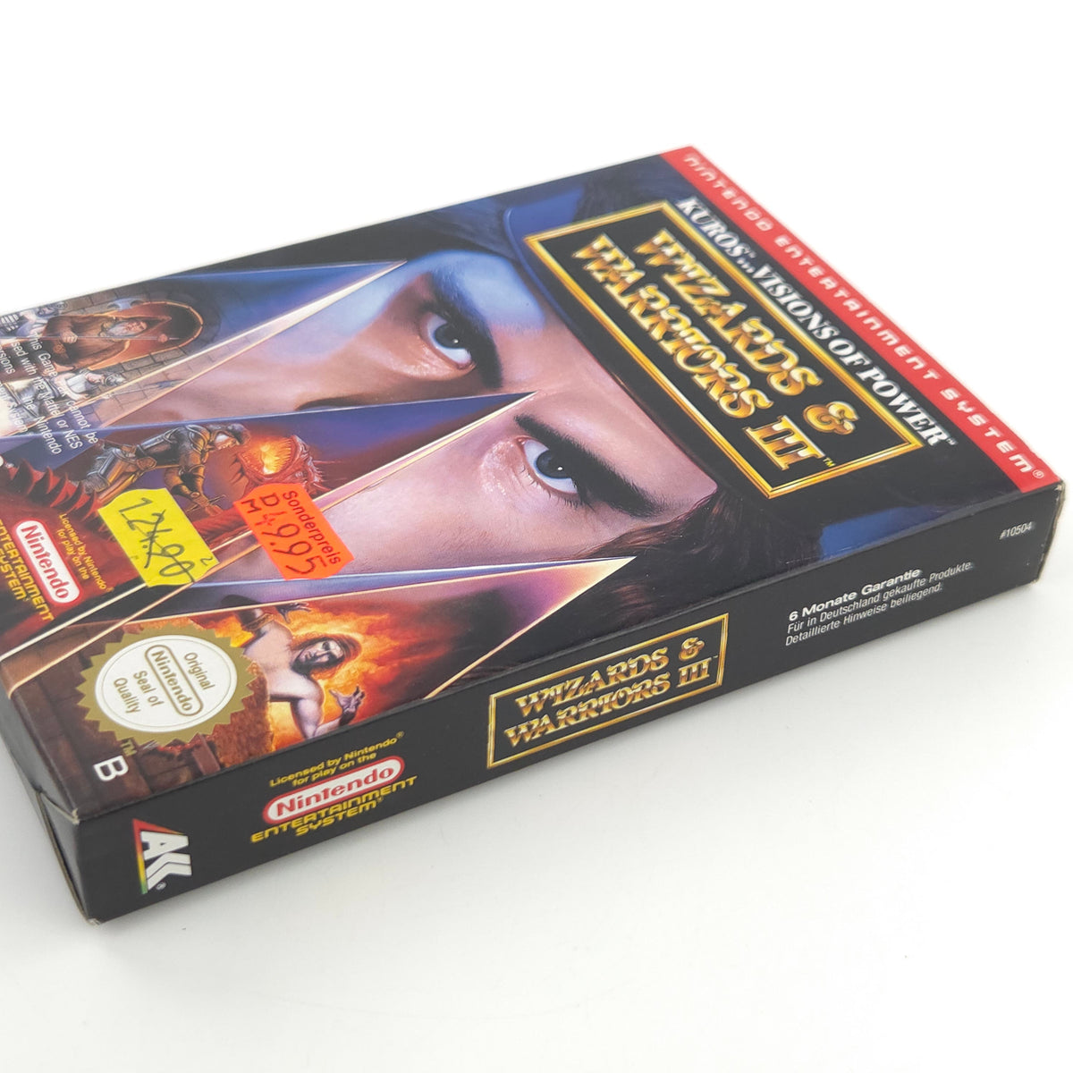 Nintendo NES Spiel Wizards Warriors III CIB nahezu neuwertig