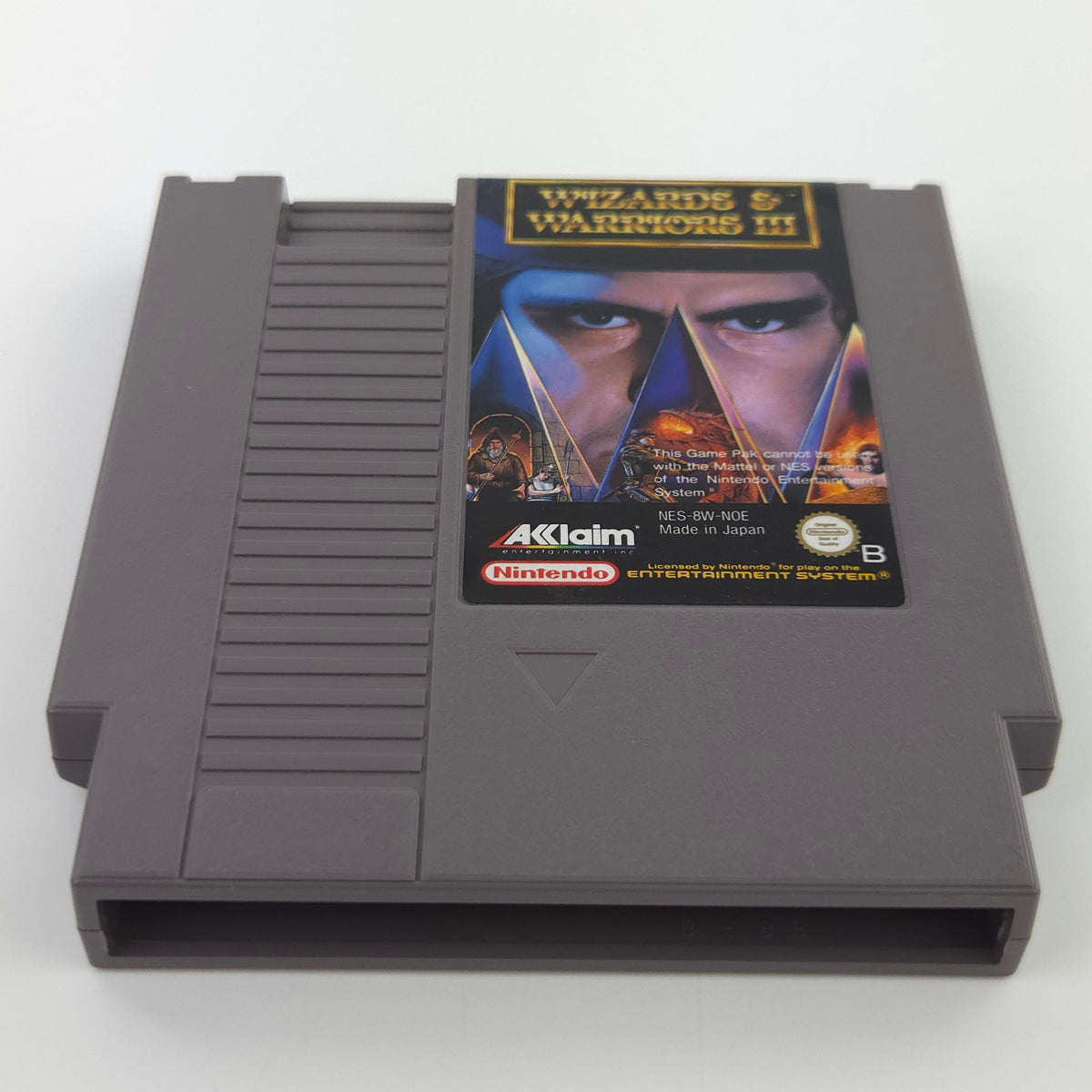 Nintendo NES Spiel Wizards & Warriors III Modul Hülle PAL