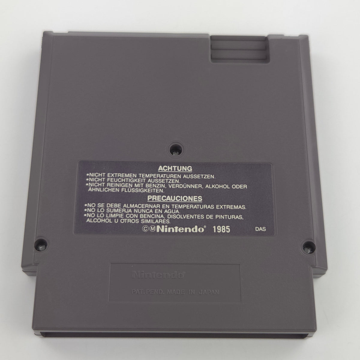 Nintendo NES Spiel World Cup Fußball PAL-B Schutzhülle