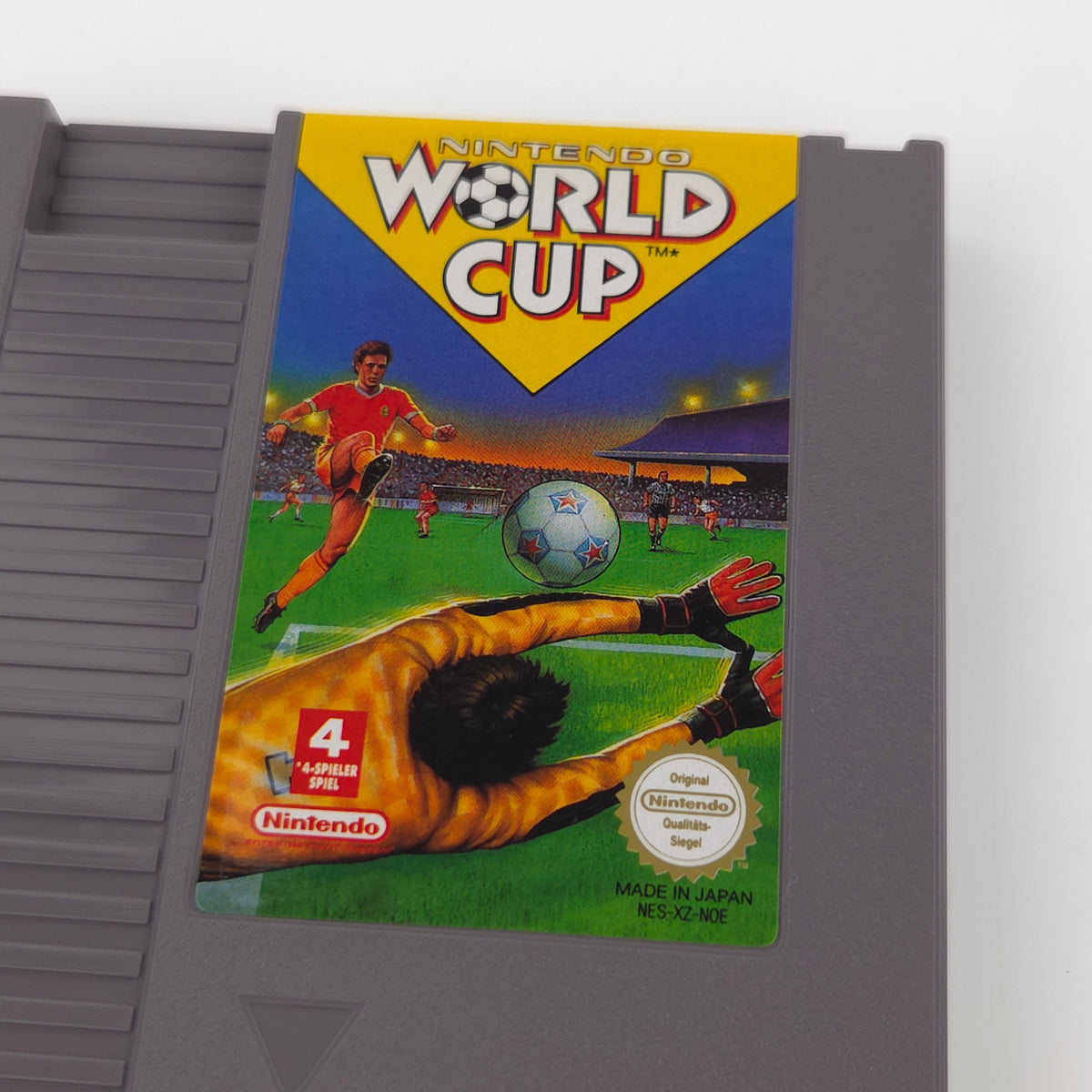 NES Spiel World Cup Fußball Modul Schuber PAL B NOE