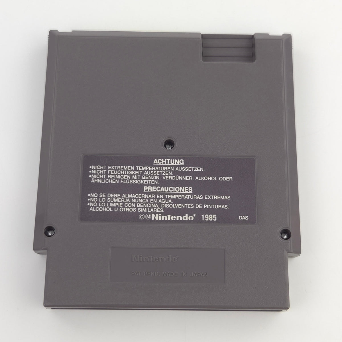 NES Spiel Wrath of the Black Manta Modul Schutzhülle NOE
