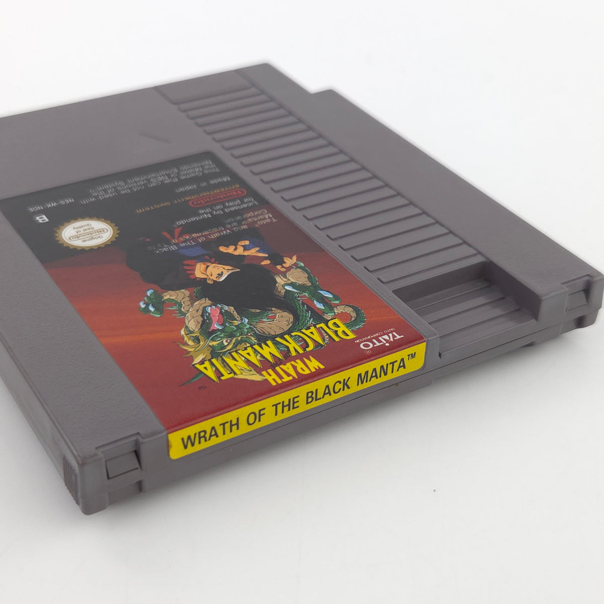 NES Spiel Wrath of the Black Manta Modul Schutzhülle NOE
