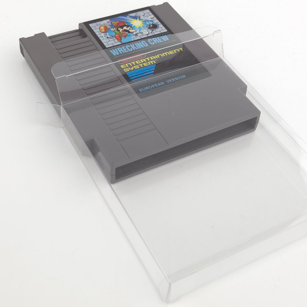Nintendo NES Spiel Wrecking Crew Modul Schutzhülle PAL