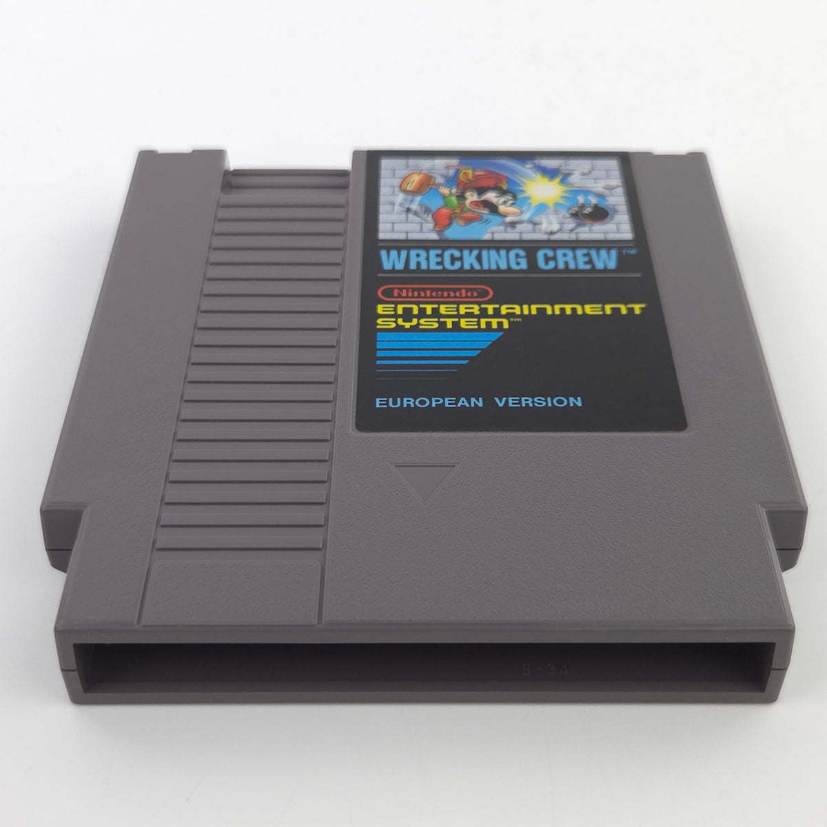 Nintendo NES Spiel Wrecking Crew Modul Schutzhülle PAL