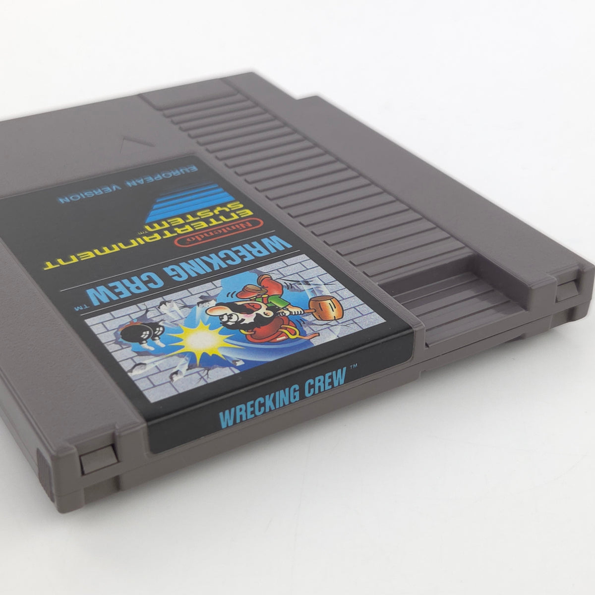 Nintendo NES Spiel Wrecking Crew Modul Schutzhülle PAL
