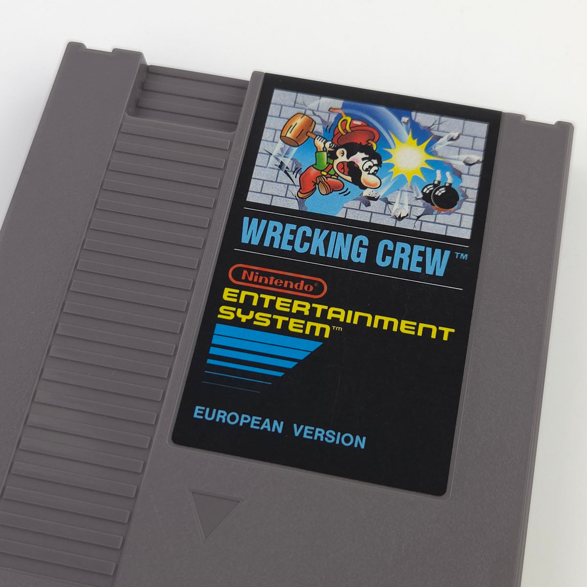Nintendo NES Spiel Wrecking Crew Modul Schutzhülle PAL