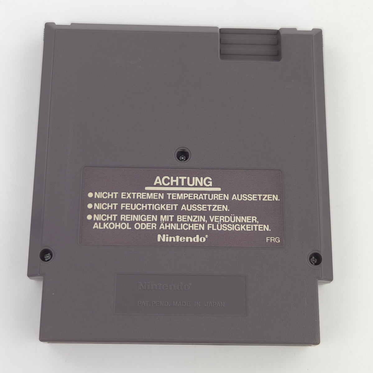 Nintendo NES Spiel Wrecking Crew Modul Schutzhülle PAL