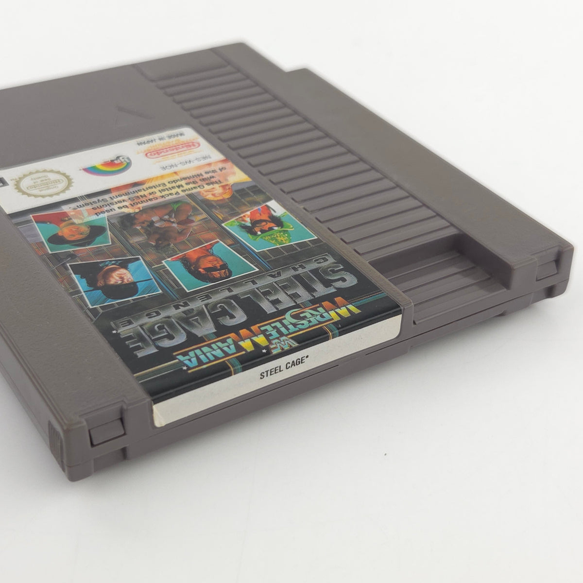 NES Spiel WWF Wrestle Mania Steel Cage Challenge PAL NOE