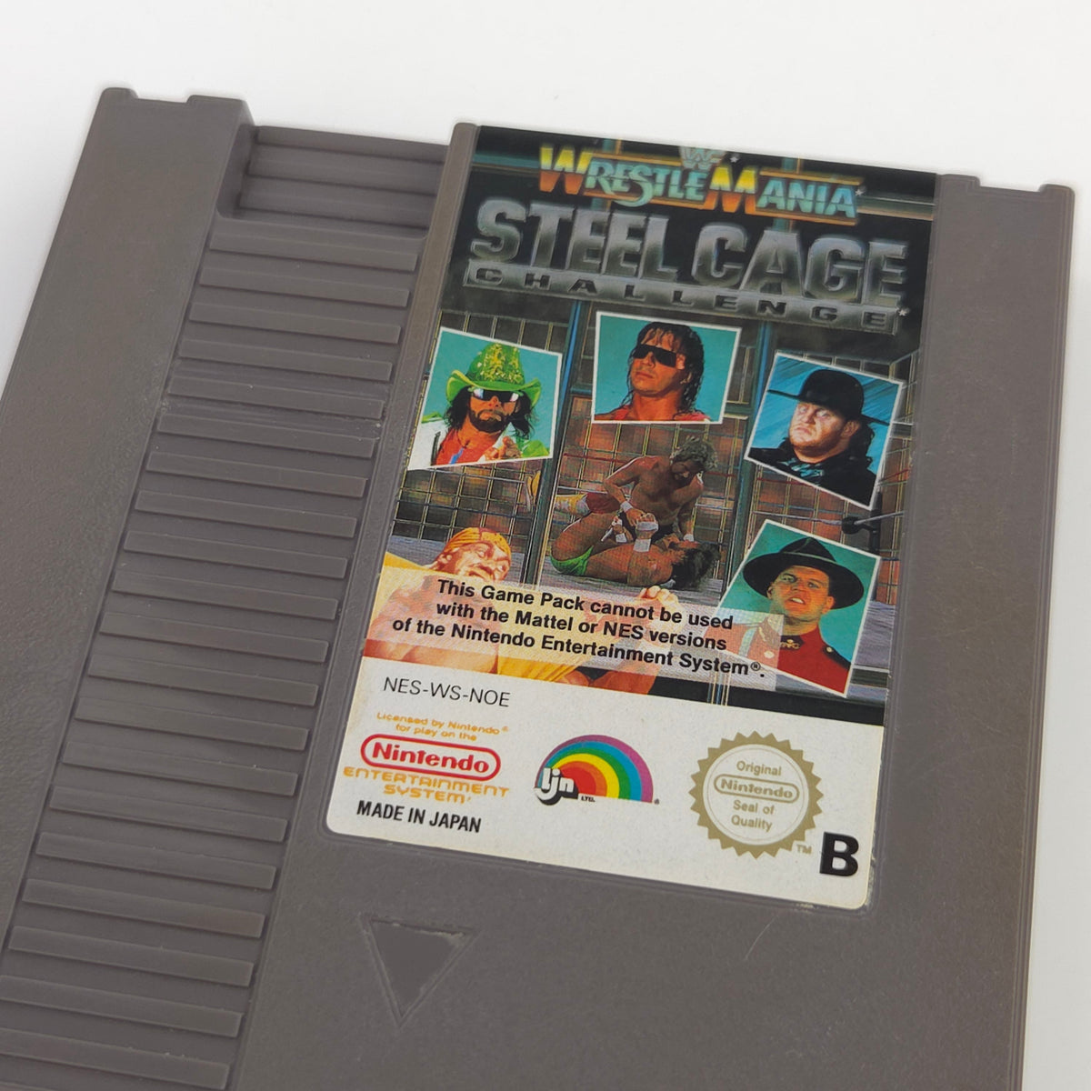 NES Spiel WWF Wrestle Mania Steel Cage Challenge PAL NOE