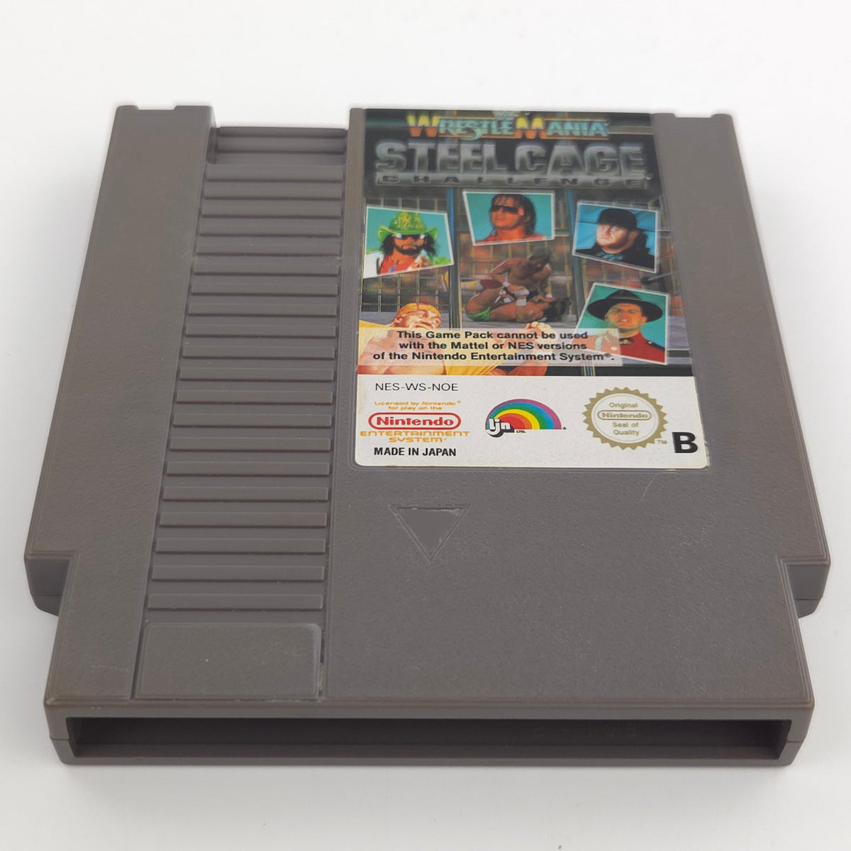 NES Spiel WWF Wrestle Mania Steel Cage Challenge PAL NOE