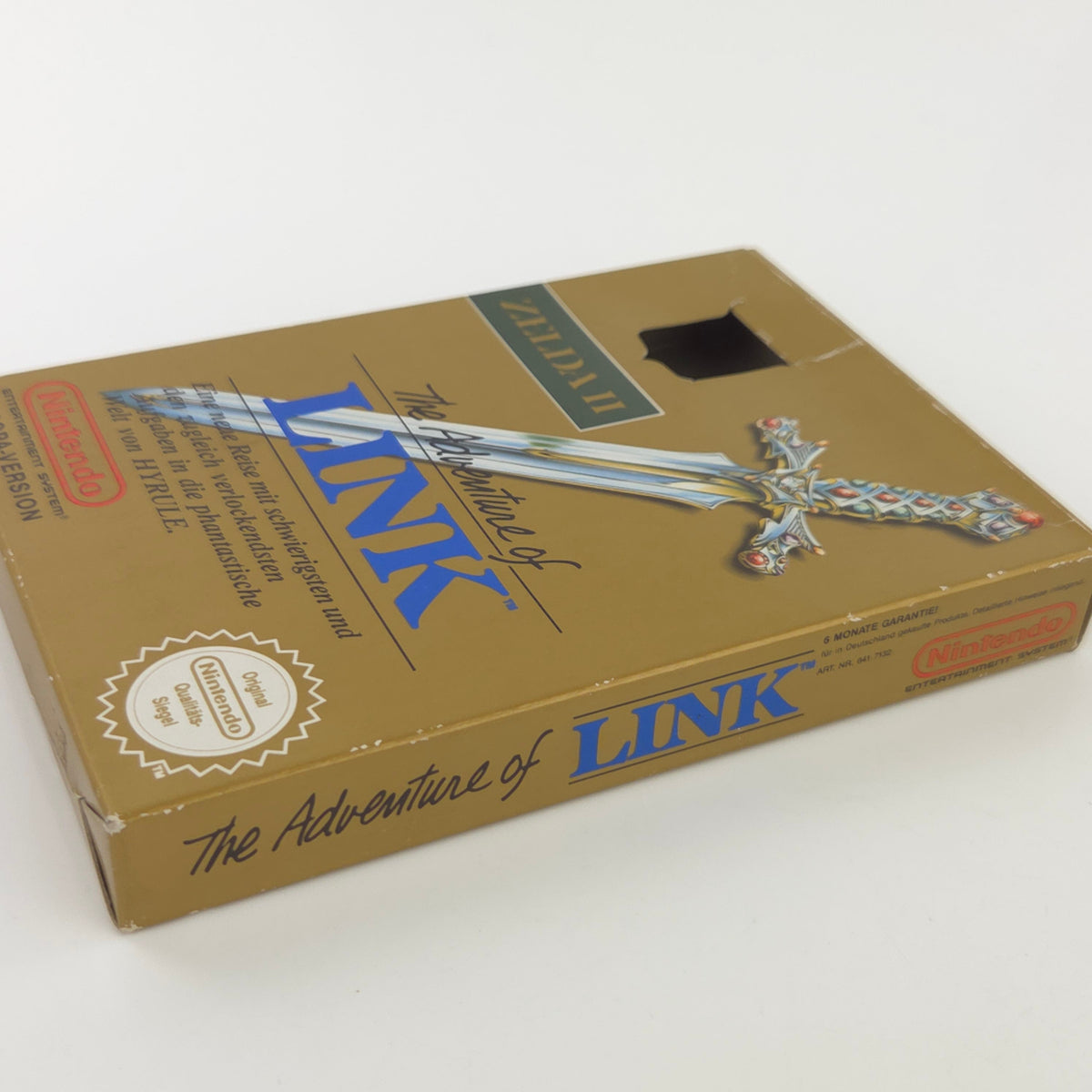 NES Spiel Zelda II The Adventure of Link OVP PAL NOE