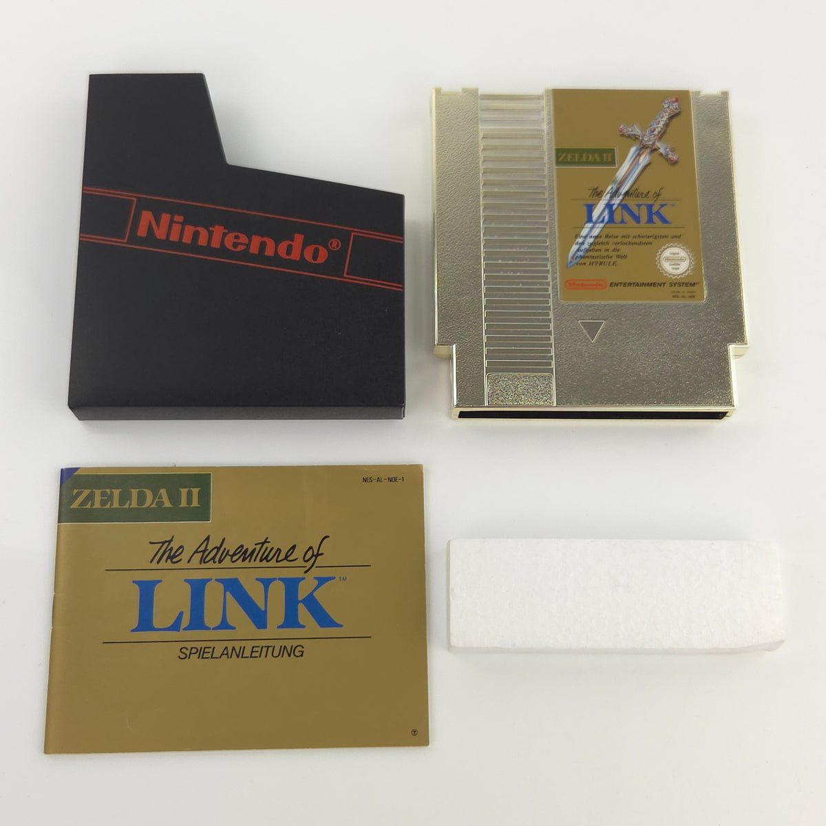 NES Spiel Zelda II The Adventure of Link OVP PAL NOE