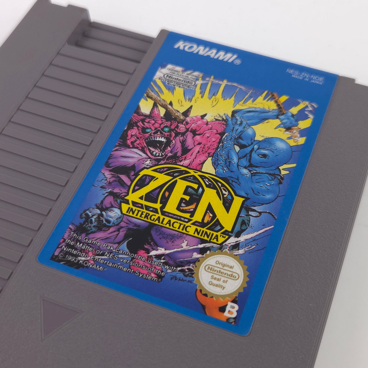 NES Spiel ZEN Intergalactic Ninja Modul Konami NOE PAL