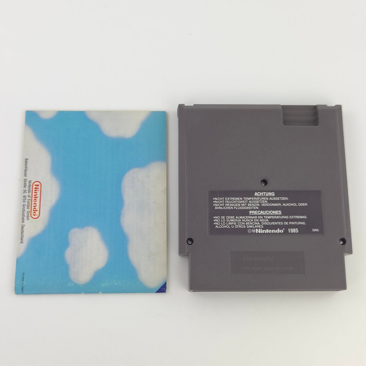 NES Spiel Super Mario Bros. 1-3 Bundle Berater OVP PAL B