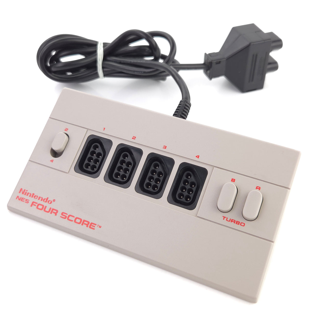 NES Zubehör Four Score Controller Adapter 4 Spieler PAL