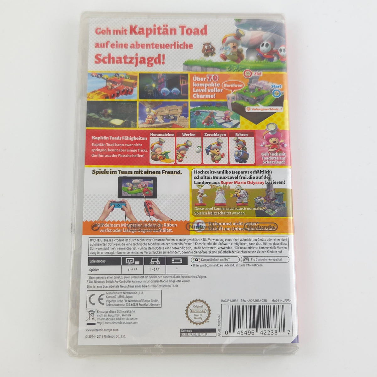 Nintendo Switch Spiel – Captain Toad Treasure Tracker Neu OVP