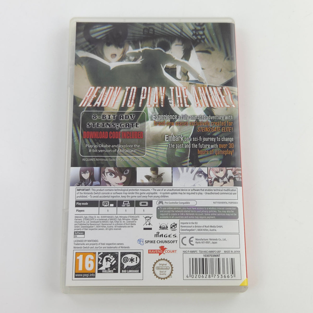 Nintendo Switch Spiel – Steins Gate Elite Download Code