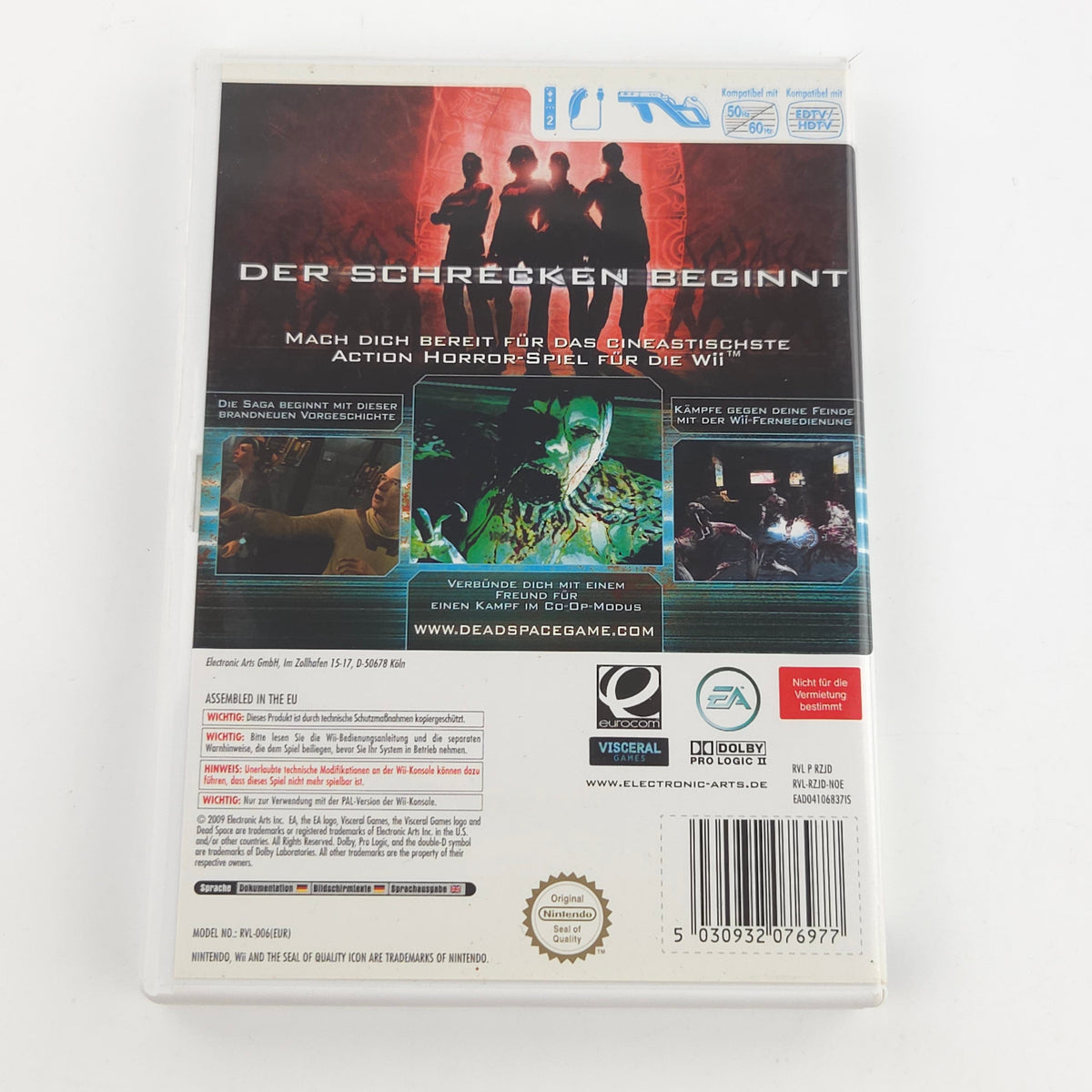 Nintendo Wii Spiel Dead Space Extraction OVP USK18