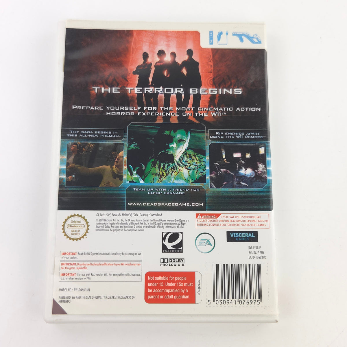 Nintendo Wii Spiel Dead Space Extraction OVP USK18