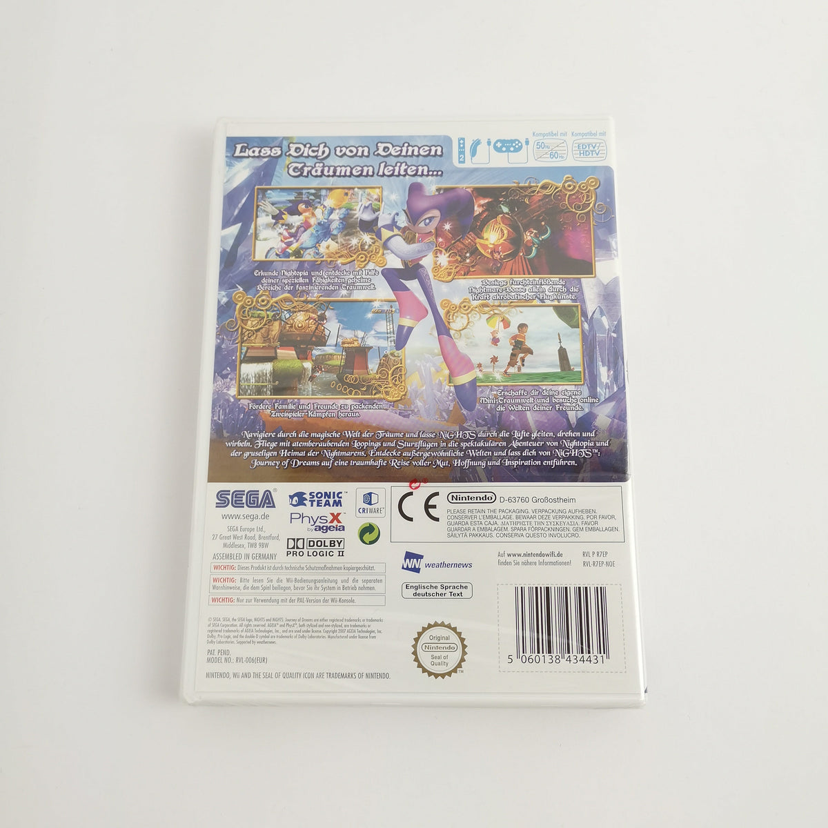 Nintendo Wii Spiel – Nights Journey of Dreams Neu OVP PAL