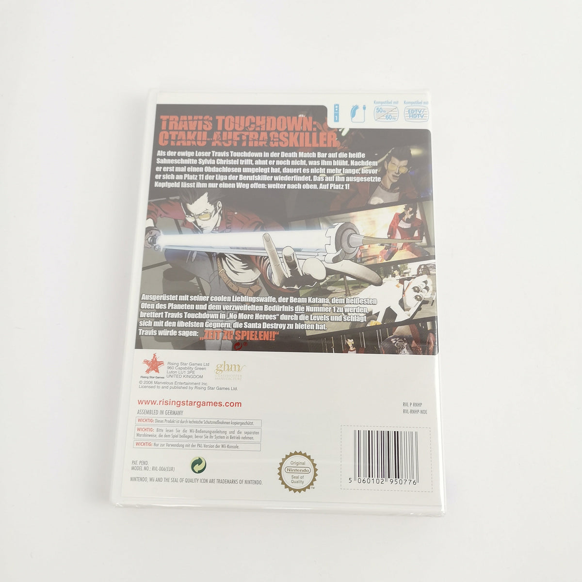 Nintendo Wii Spiel – No More Heroes PAL Neu OVP